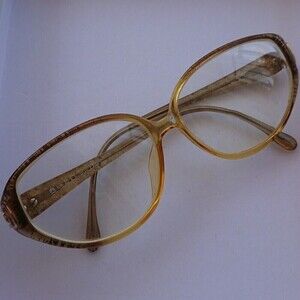 Christian Dior gold tone mod 2872 eyeglasses - Frame only